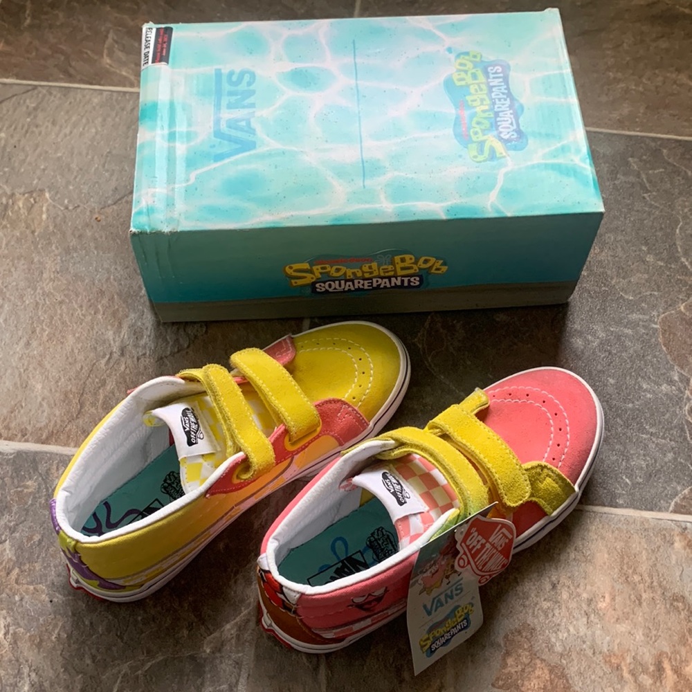 Spongebob Vans Sk8-Mid Reissue V